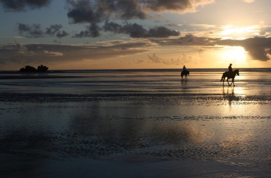 The Sea Meets The Sunset