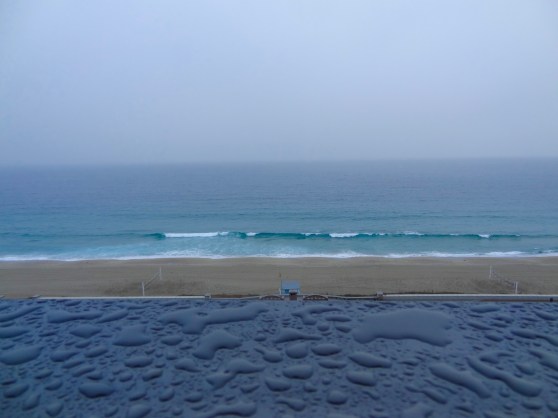 Rain on The Railing