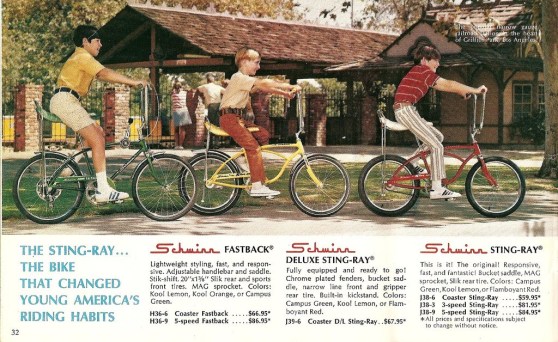 schwinn sting ray catalog